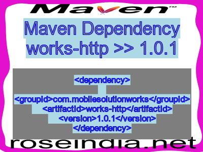 Maven dependency of works-http version 1.0.1