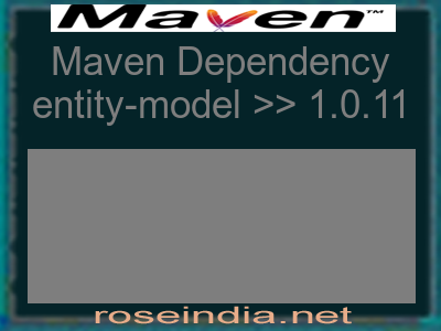 Maven dependency of entity-model version 1.0.11