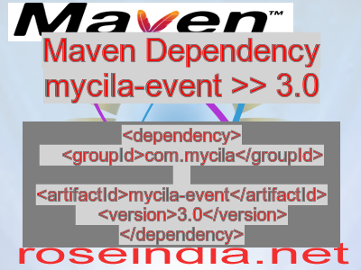 Maven dependency of mycila-event version 3.0