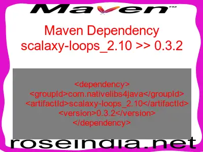 Maven dependency of scalaxy-loops_2.10 version 0.3.2