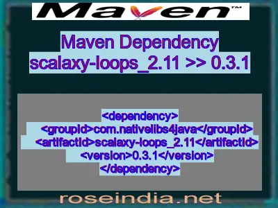 Maven dependency of scalaxy-loops_2.11 version 0.3.1