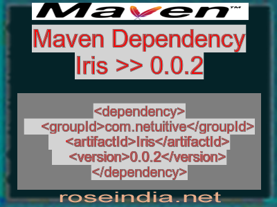Maven dependency of Iris version 0.0.2