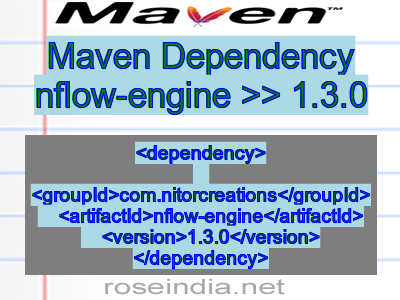 Maven dependency of nflow-engine version 1.3.0