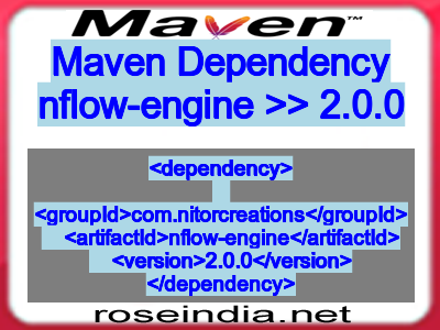 Maven dependency of nflow-engine version 2.0.0