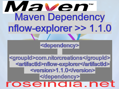Maven dependency of nflow-explorer version 1.1.0