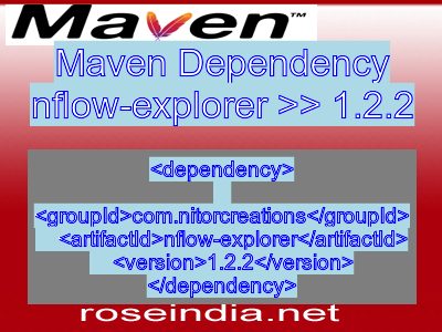 Maven dependency of nflow-explorer version 1.2.2