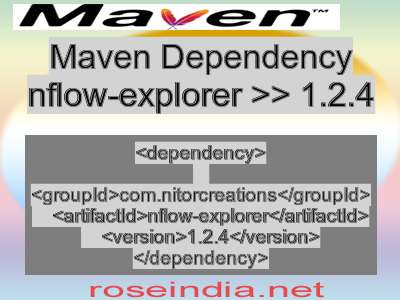 Maven dependency of nflow-explorer version 1.2.4