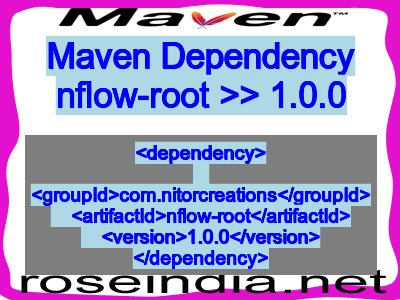 Maven dependency of nflow-root version 1.0.0