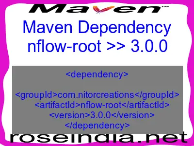 Maven dependency of nflow-root version 3.0.0