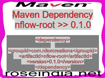Maven dependency of nflow-root version 0.1.0