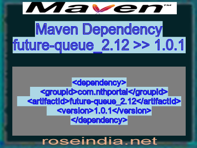 Maven dependency of future-queue_2.12 version 1.0.1