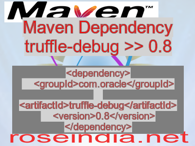 Maven dependency of truffle-debug version 0.8