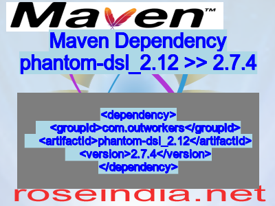Maven dependency of phantom-dsl_2.12 version 2.7.4