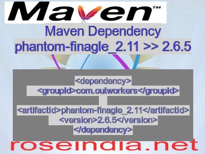 Maven dependency of phantom-finagle_2.11 version 2.6.5