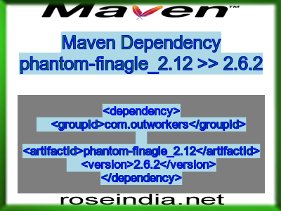 Maven dependency of phantom-finagle_2.12 version 2.6.2