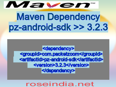 Maven dependency of pz-android-sdk version 3.2.3
