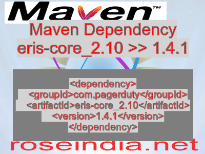 Maven dependency of eris-core_2.10 version 1.4.1