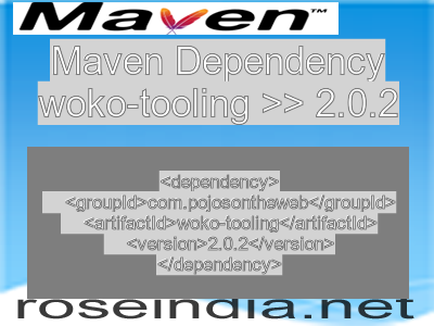 Maven dependency of woko-tooling version 2.0.2