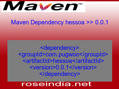 Maven dependency of hessoa version 0.0.1