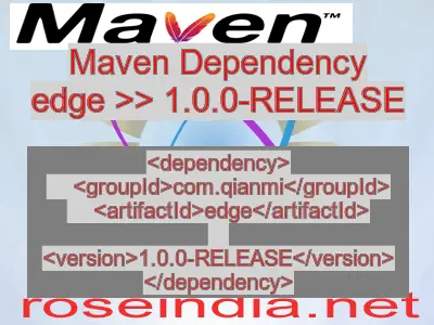 Maven dependency of edge version 1.0.0-RELEASE