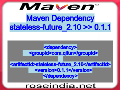 Maven dependency of stateless-future_2.10 version 0.1.1