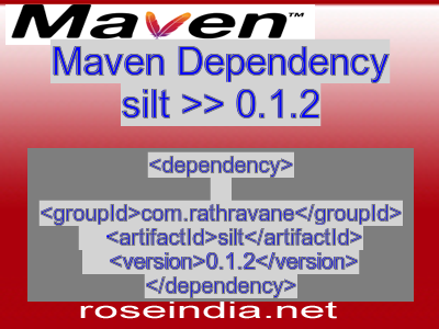 Maven dependency of silt version 0.1.2
