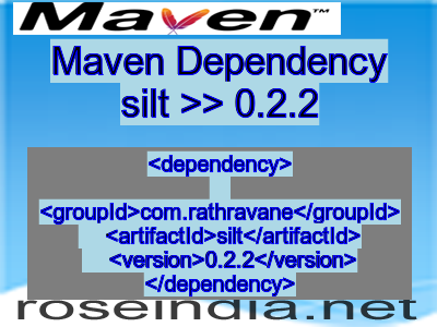 Maven dependency of silt version 0.2.2