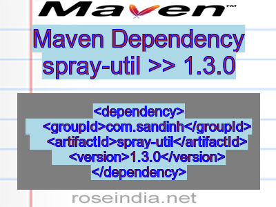 Maven dependency of spray-util version 1.3.0