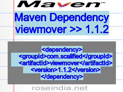 Maven dependency of viewmover version 1.1.2