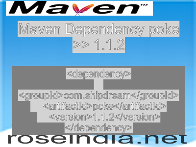 Maven dependency of poke version 1.1.2