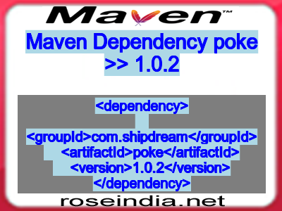 Maven dependency of poke version 1.0.2