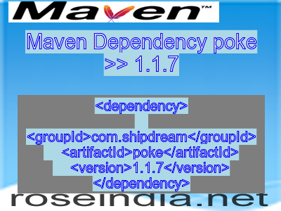 Maven dependency of poke version 1.1.7