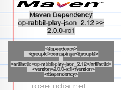 Maven dependency of op-rabbit-play-json_2.12 version 2.0.0-rc1