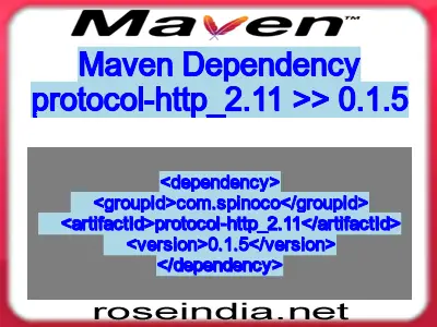 Maven dependency of protocol-http_2.11 version 0.1.5
