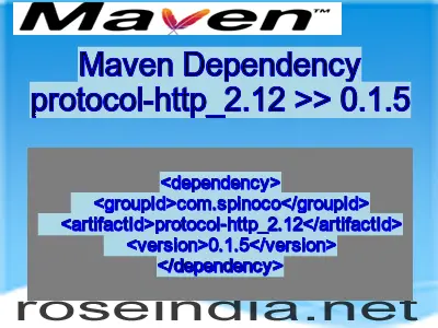 Maven dependency of protocol-http_2.12 version 0.1.5