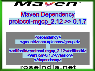 Maven dependency of protocol-mgcp_2.12 version 0.1.7