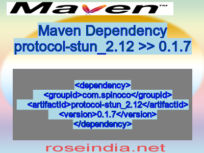 Maven dependency of protocol-stun_2.12 version 0.1.7