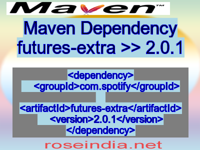 Maven dependency of futures-extra version 2.0.1