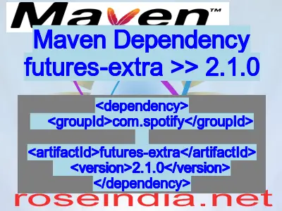 Maven dependency of futures-extra version 2.1.0