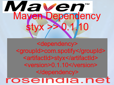Maven dependency of styx version 0.1.10