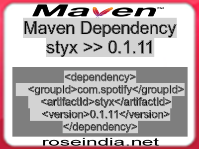 Maven dependency of styx version 0.1.11