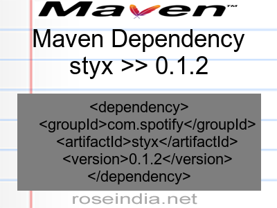 Maven dependency of styx version 0.1.2
