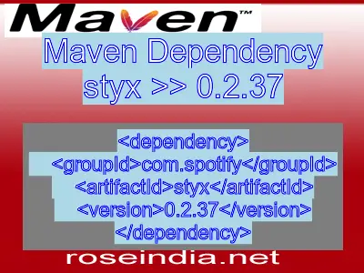 Maven dependency of styx version 0.2.37
