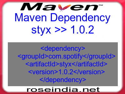 Maven dependency of styx version 1.0.2