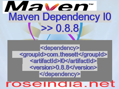 Maven dependency of l0 version 0.8.8