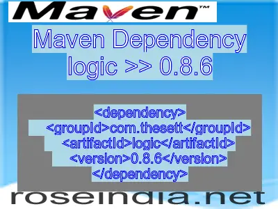 Maven dependency of logic version 0.8.6