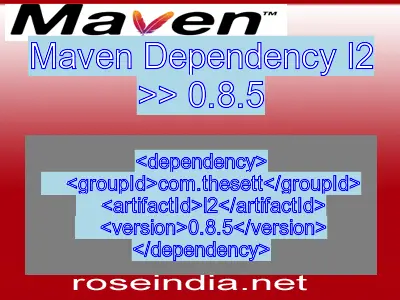 Maven dependency of l2 version 0.8.5