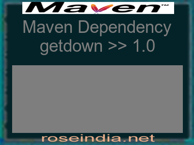 Maven dependency of getdown version 1.0