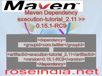 Maven dependency of execution-tutorial_2.11 version 0.15.1-RC9