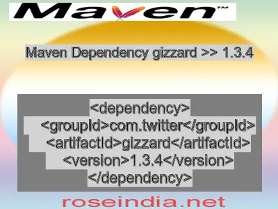 Maven dependency of gizzard version 1.3.4